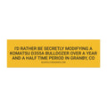KILLDOZER Car Magnet