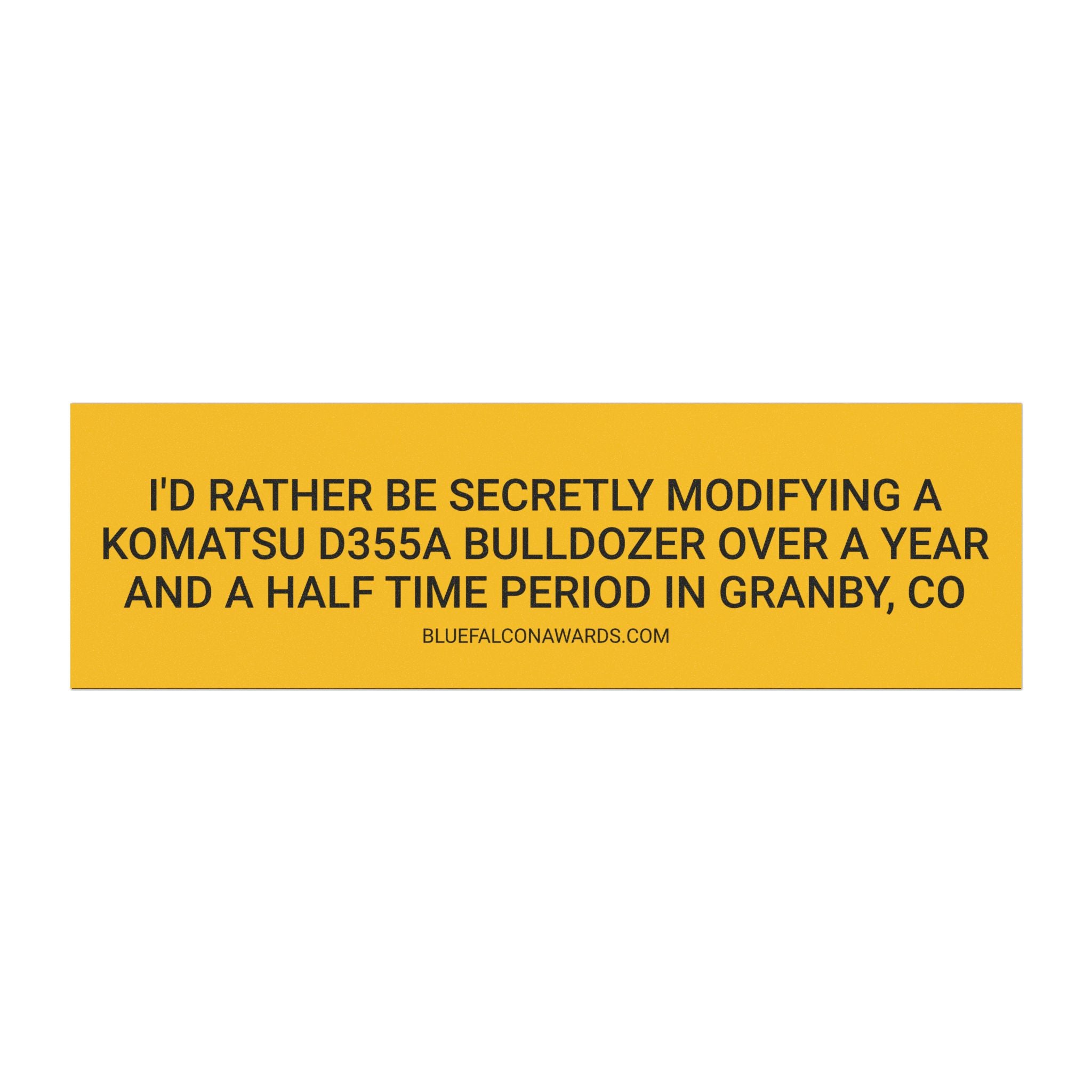 KILLDOZER Car Magnet