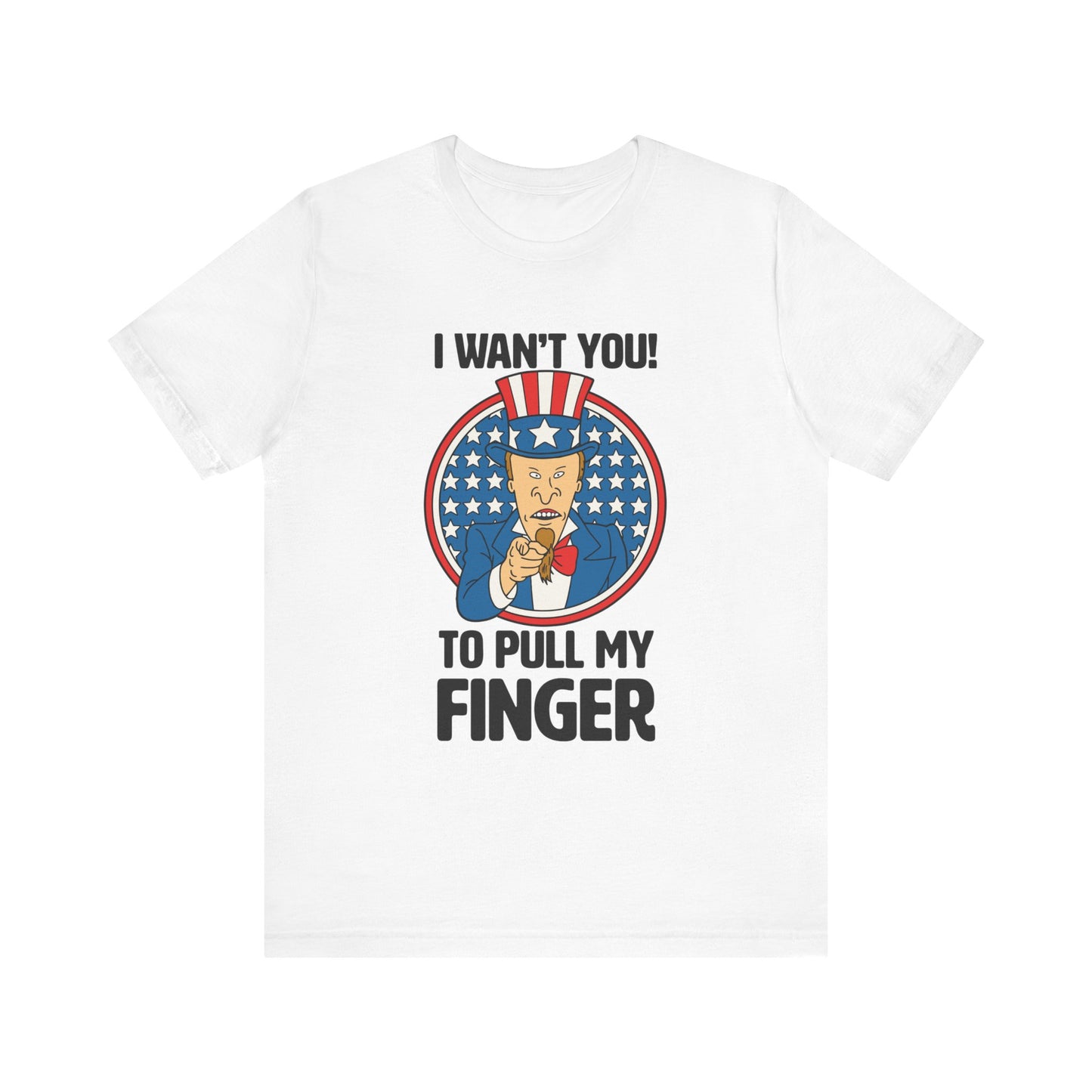 Beavis & Butthead “I Want You To Pull My Finger” Uncle Sam Tee