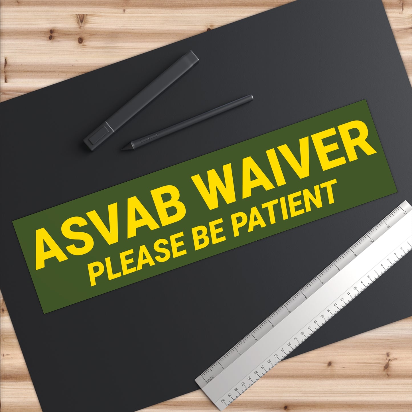 ASVAB WAIVER Sticker