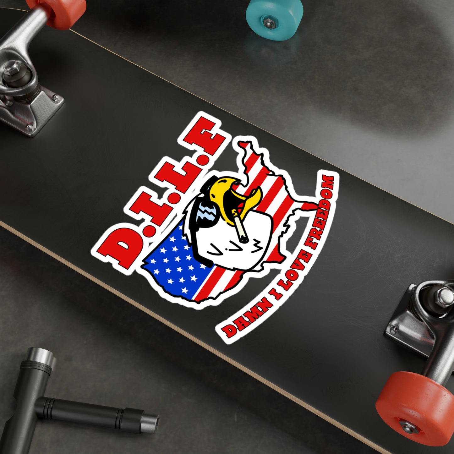 D.I.L.F FREEDOM STICKER
