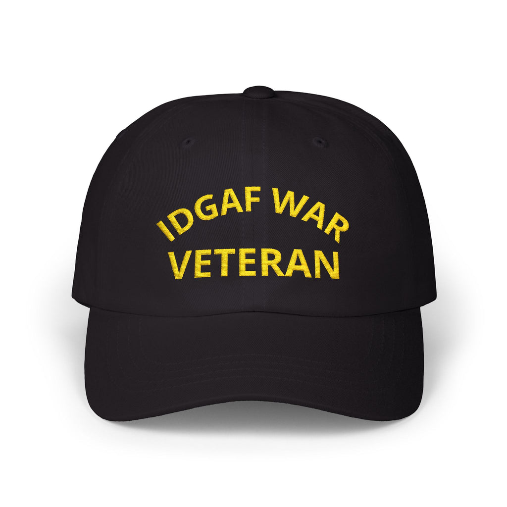 IDGAF WAR VET Dad Cap