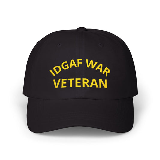 IDGAF WAR VET Dad Cap