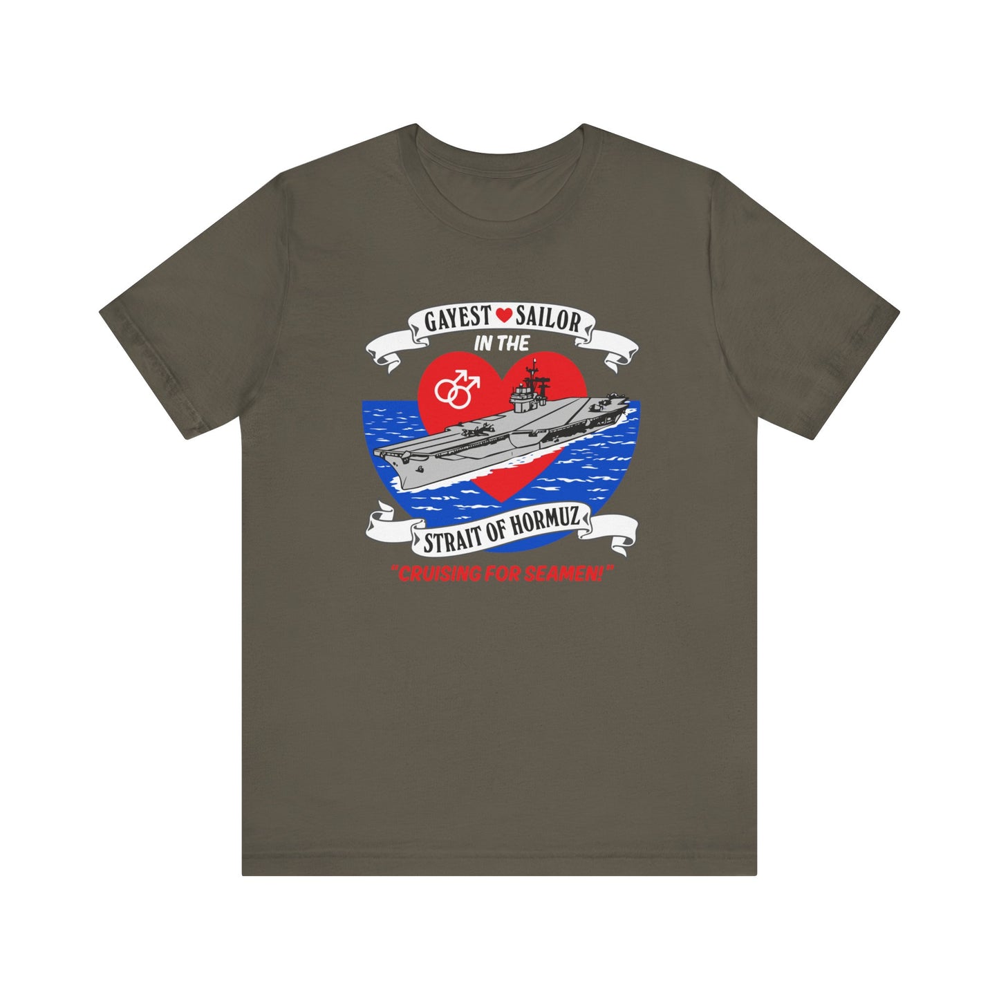 Gay Sailor in Straight to Hormuz Tee