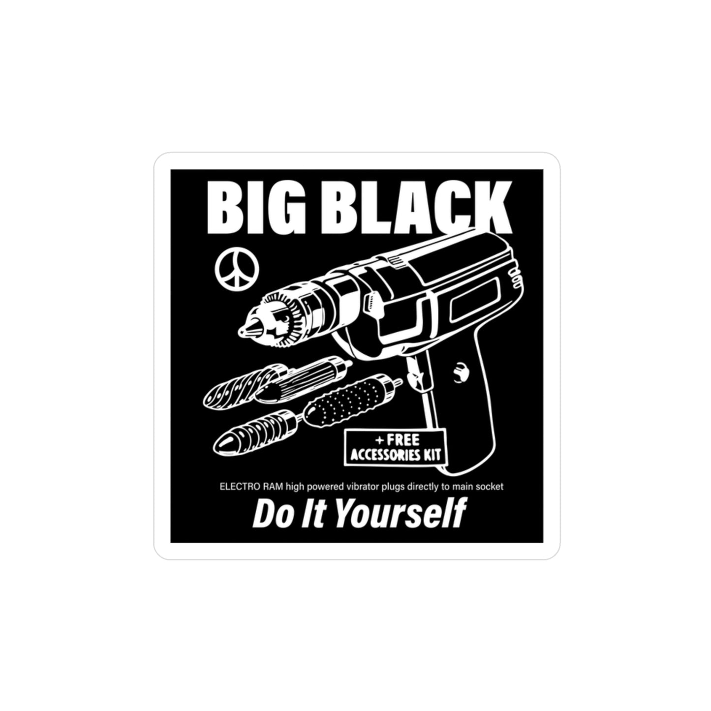 BIG BLACK STICKER
