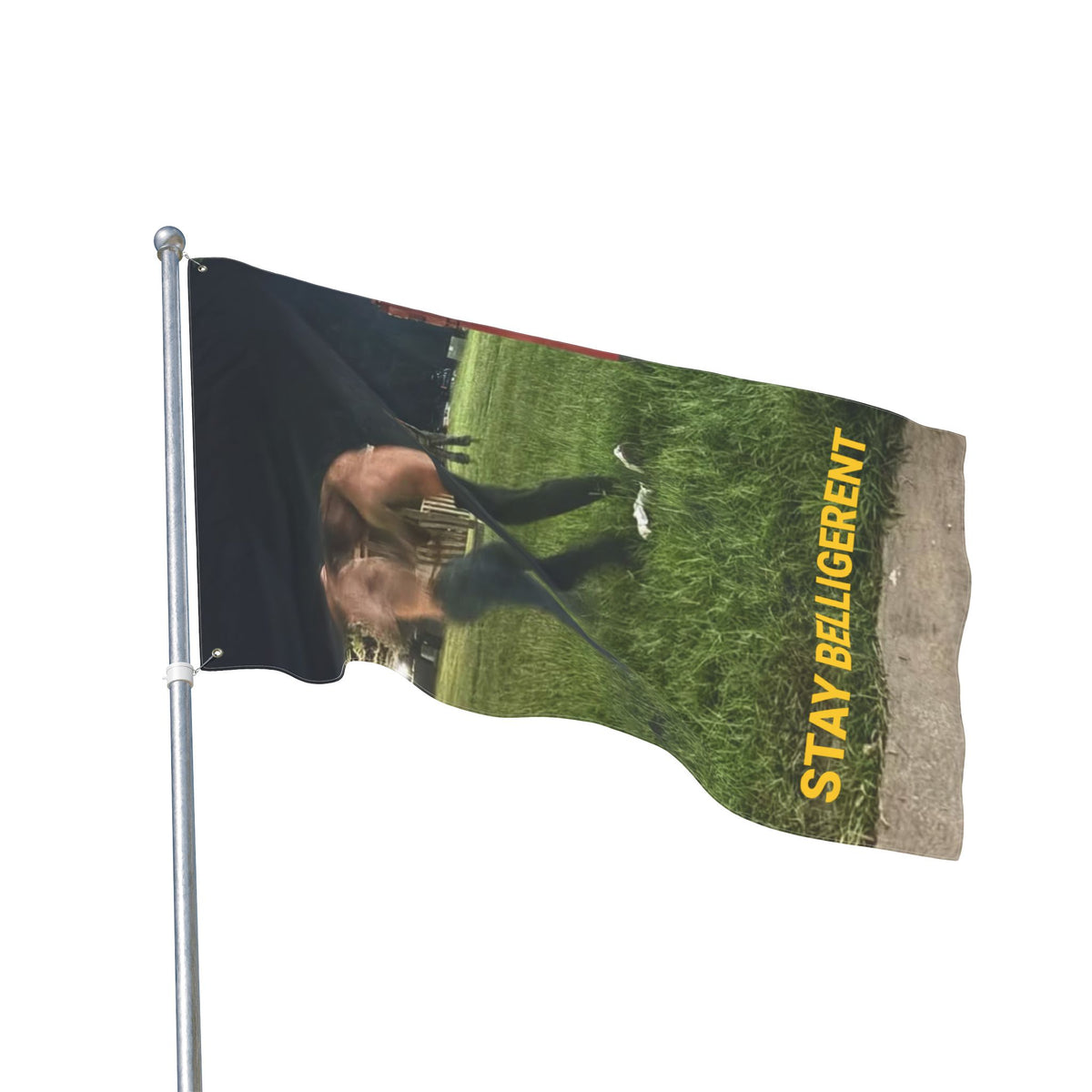 STAY BELLIGERENT FLAG