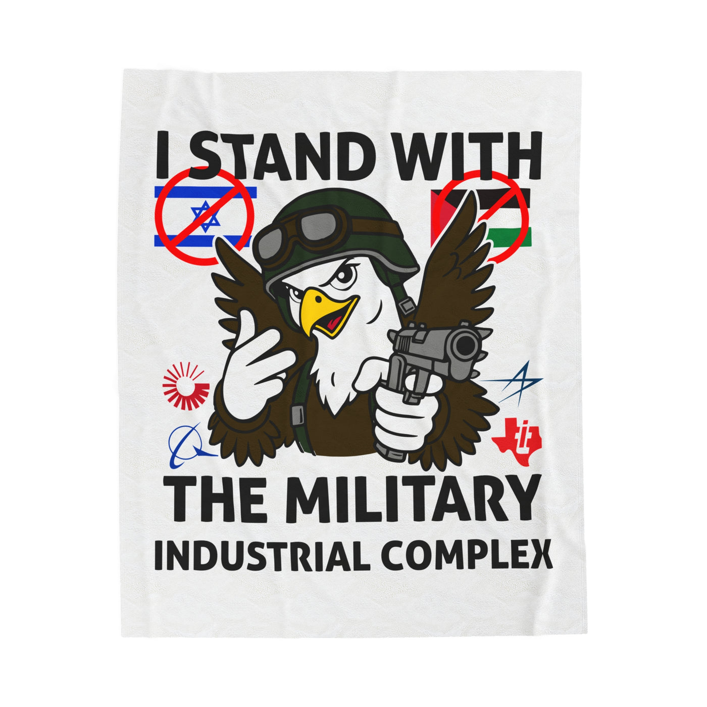 I Stand With The Military Blanket