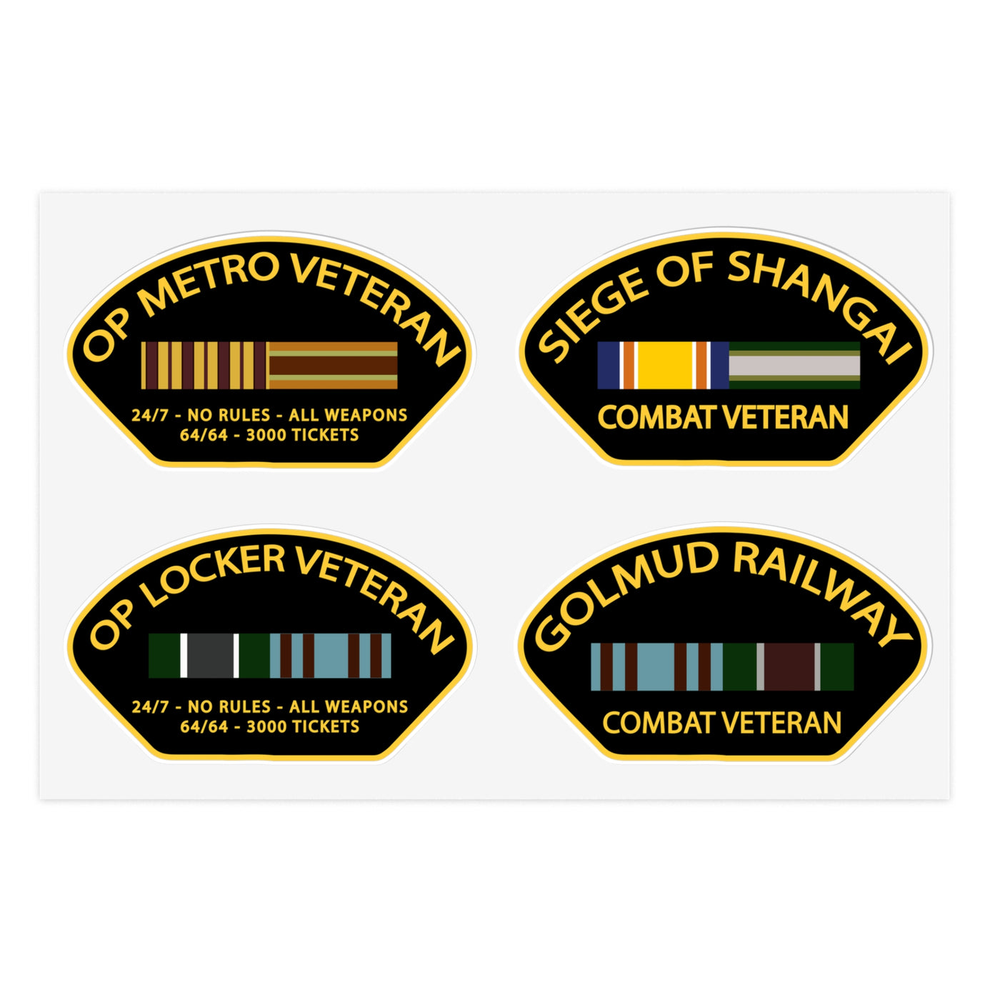 Battlefield Veteran Sticker Pack