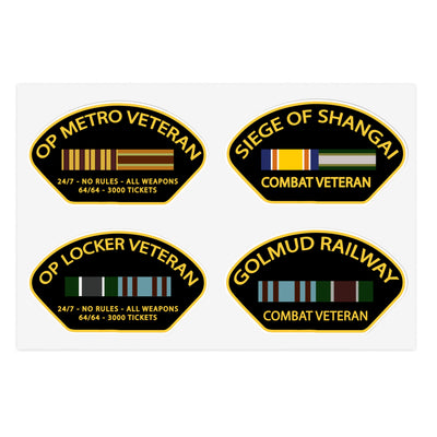 Battlefield Veteran Sticker Pack