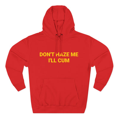 Don't Haze me I'll Cum Hoodie