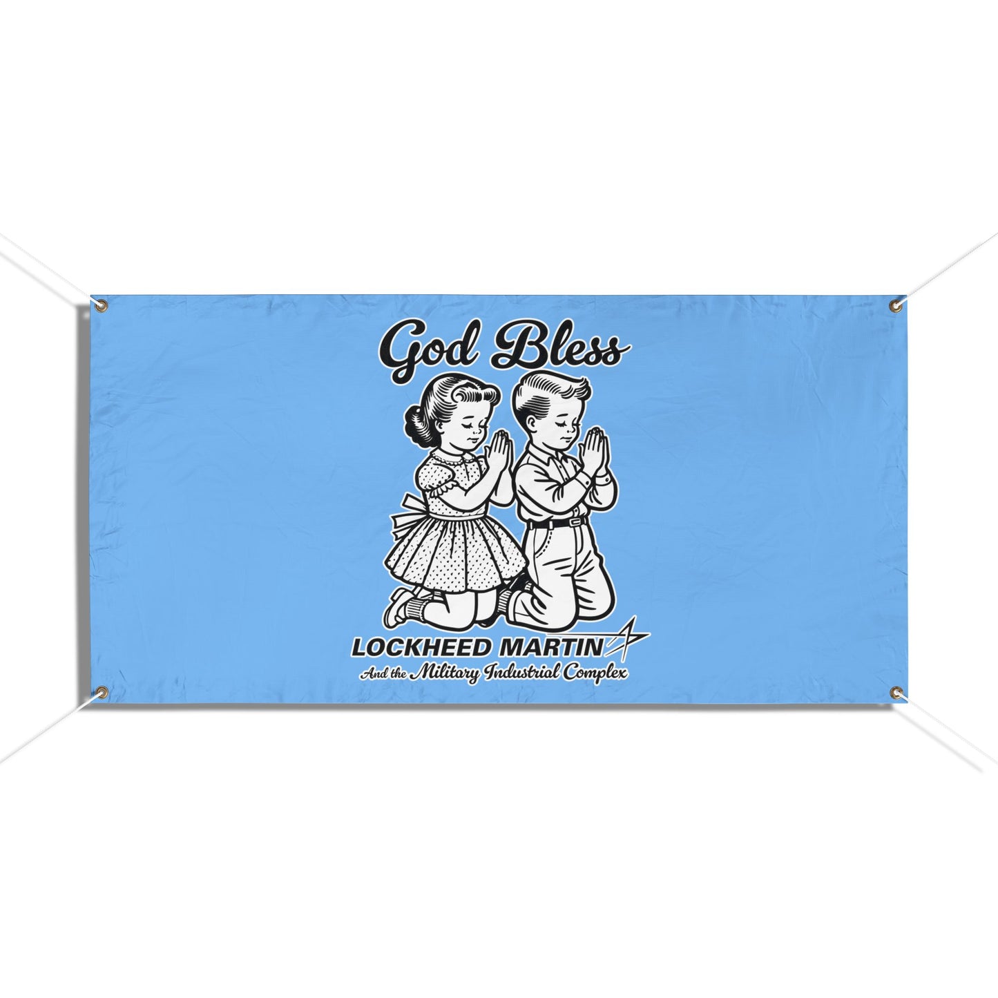 GodBless Lockhead Martin Banner