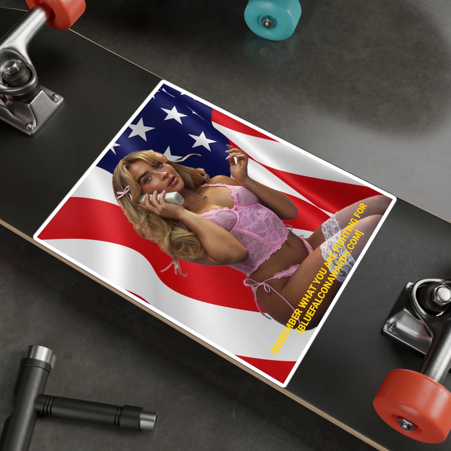 PINK SABRINA STICKER