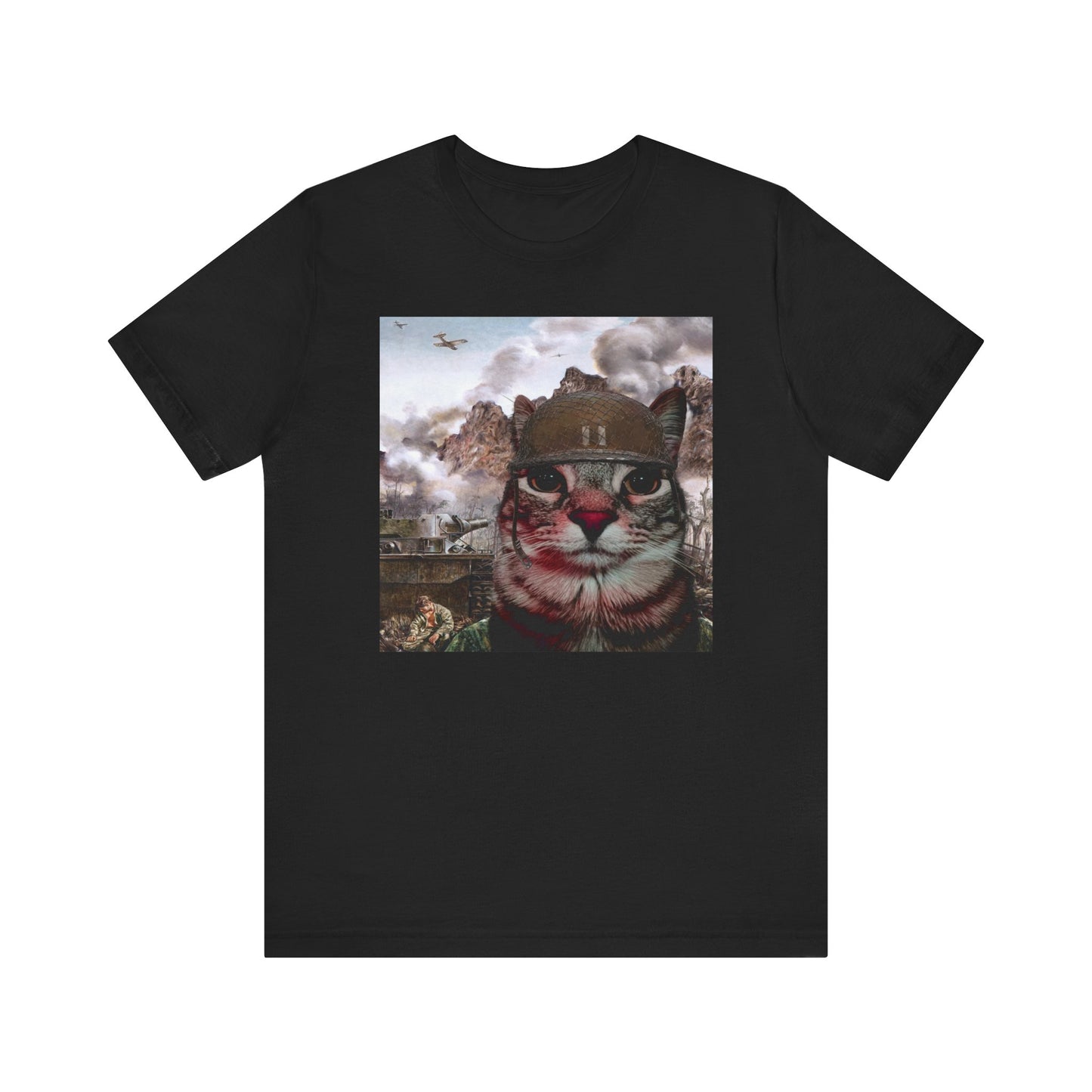 Cat Two-Thousand Yard Stare Tee