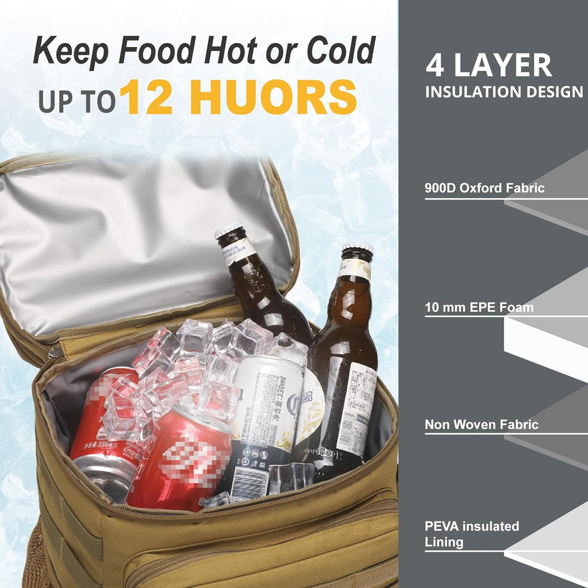 Tactical Backpack Cooler