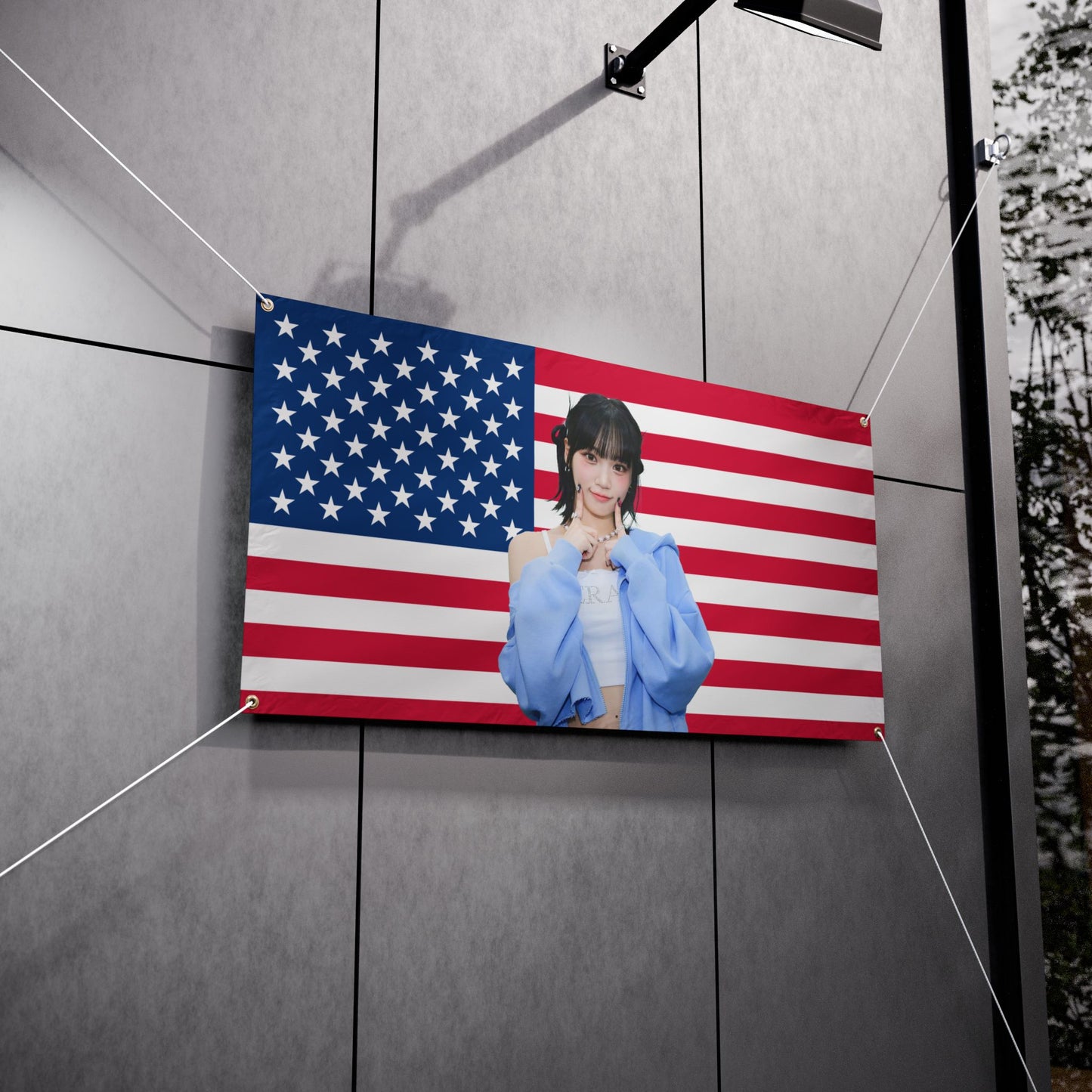 Chaewon USA Vinyl Banner