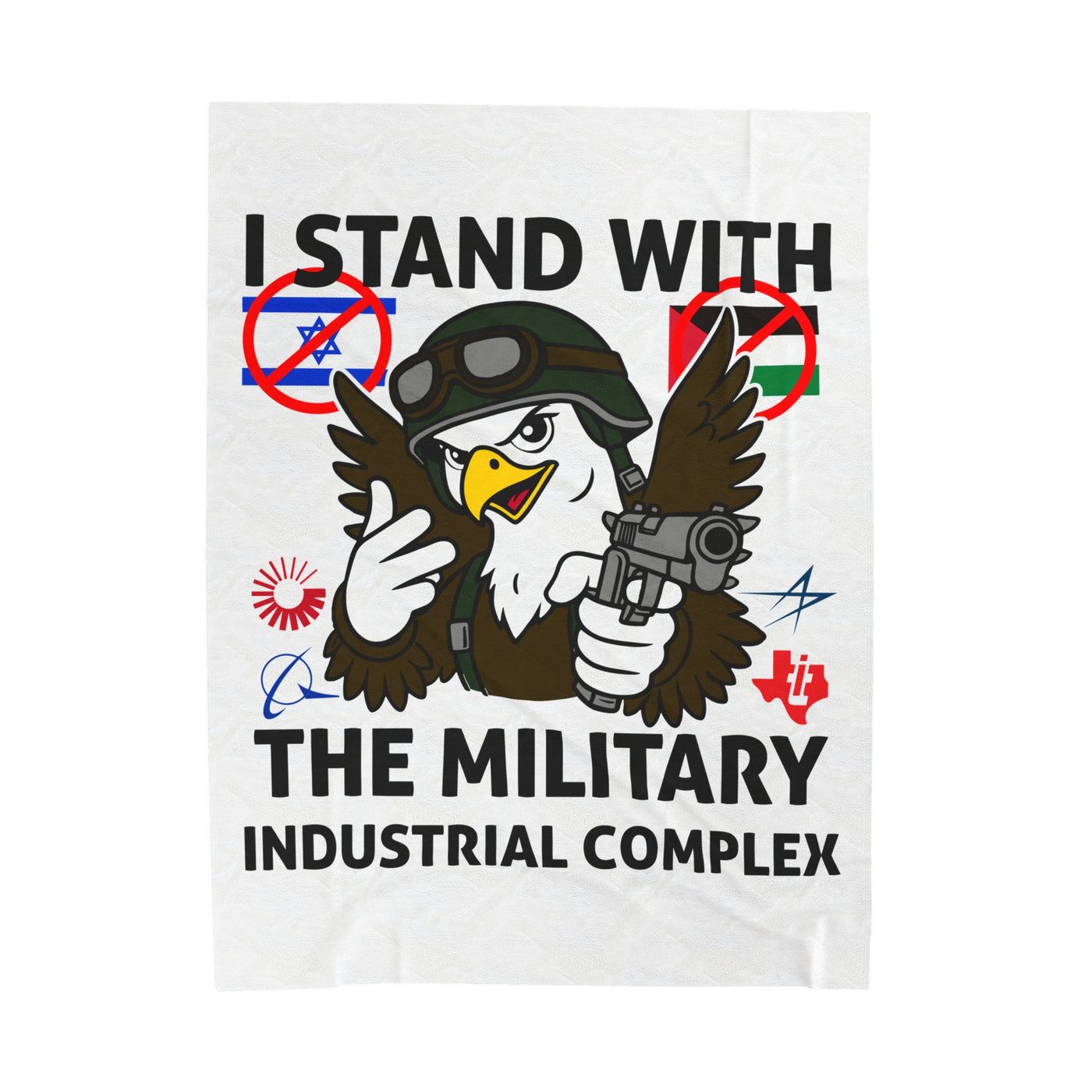 I Stand With The Military Blanket