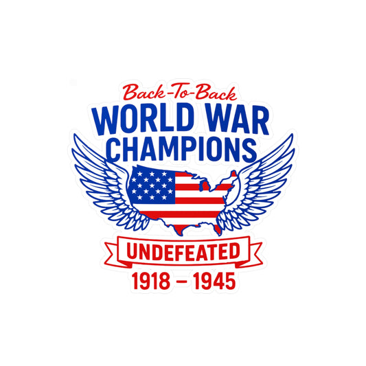 WORLD WAR CHAMPIONS STICKER