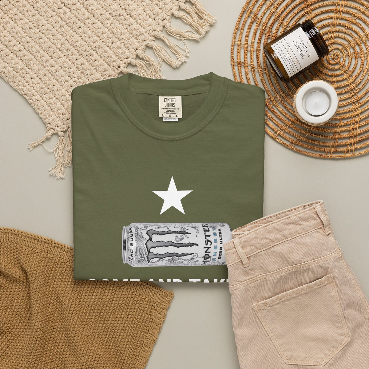 White Moster Tee