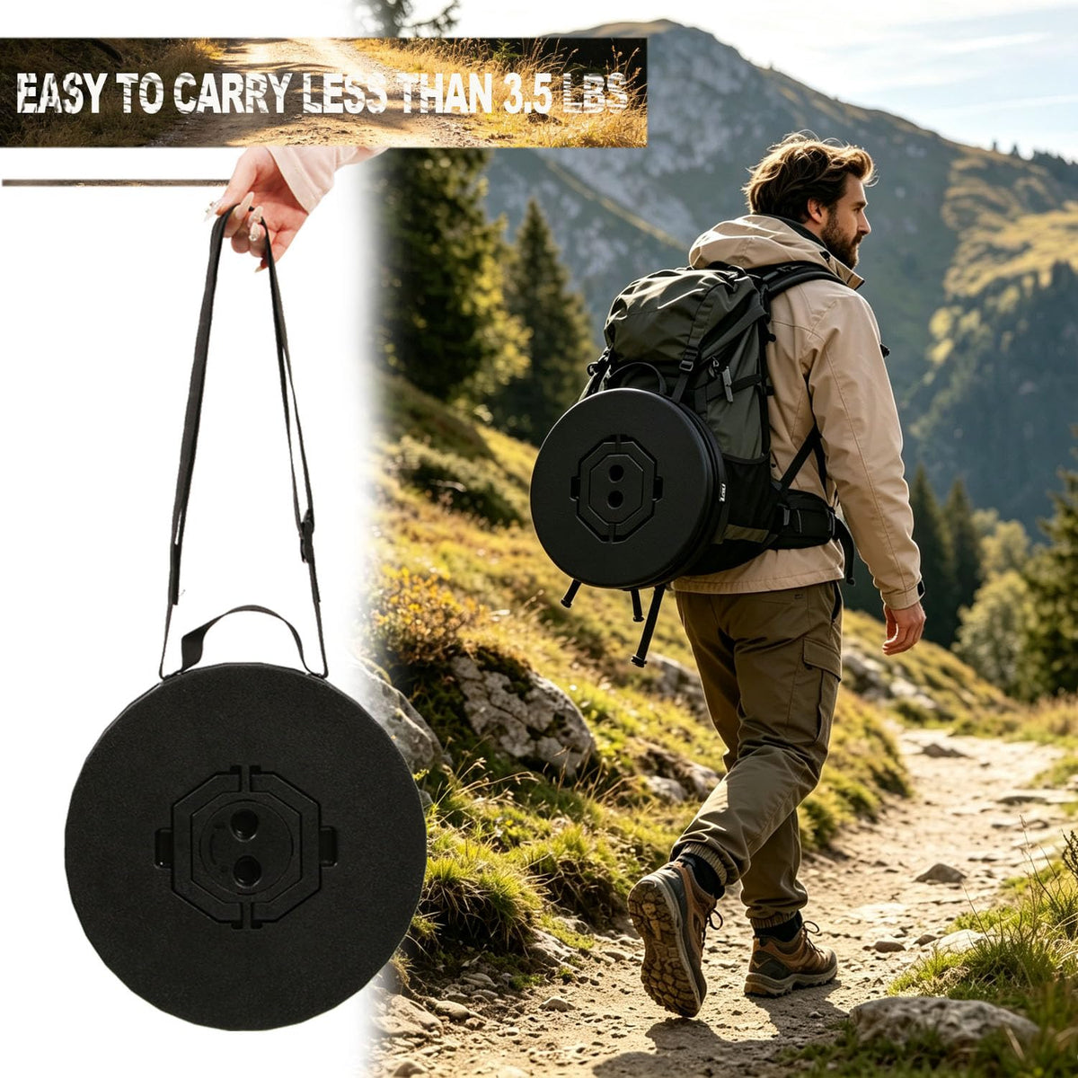 COLLAPSIBLE FIELD STOOL