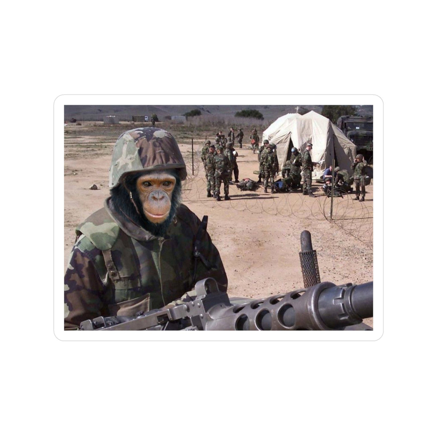 Mokey 50.cal STICKER