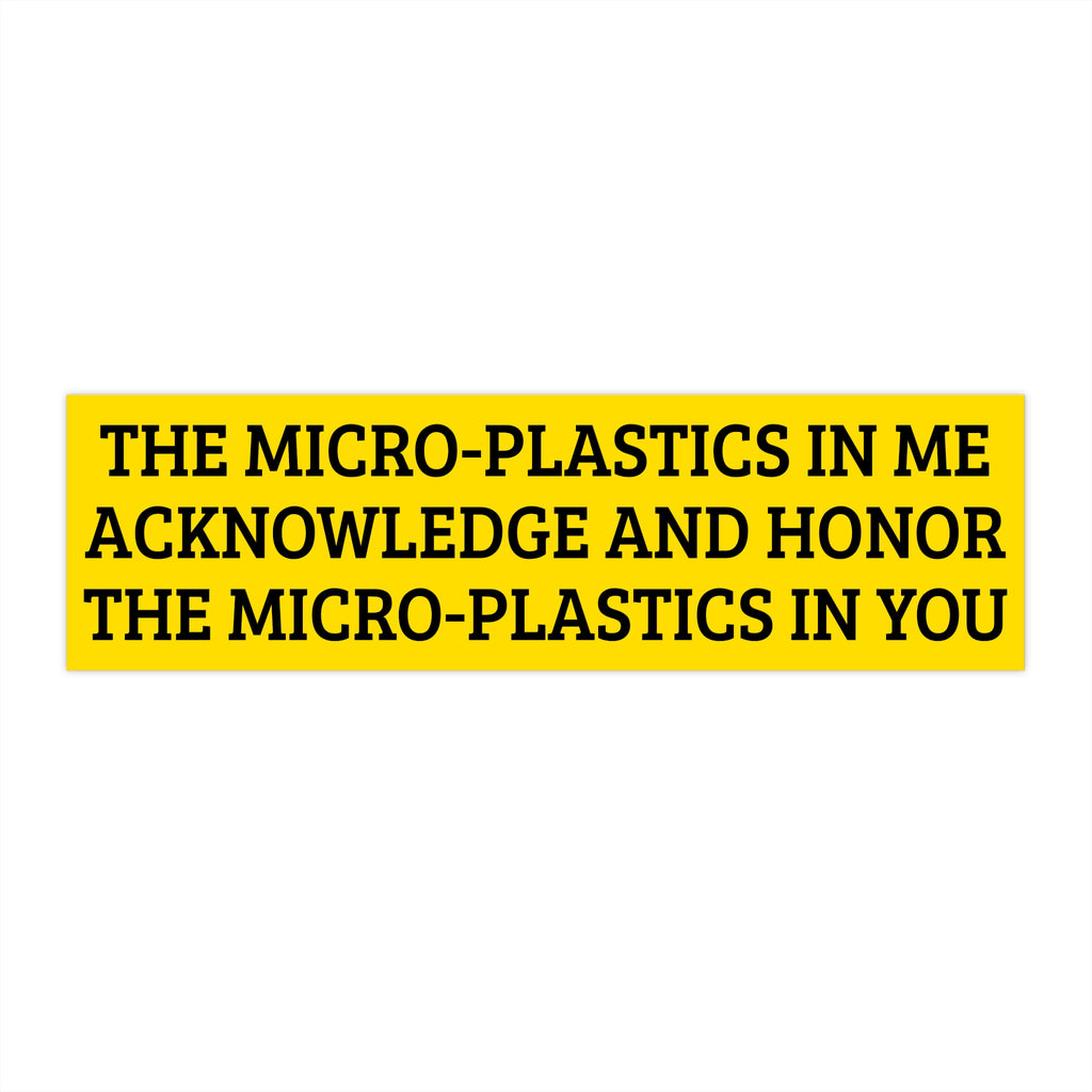 Microplastics Sticker