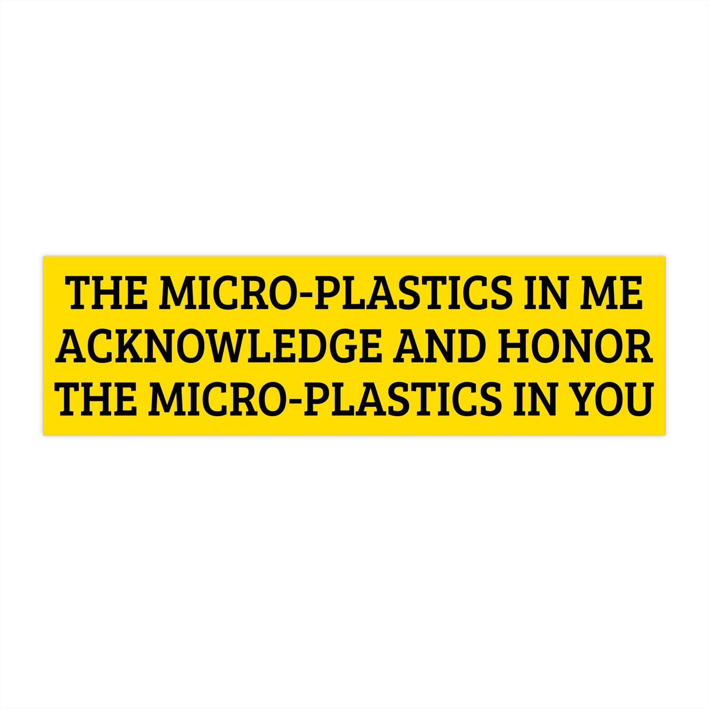 Microplastics Sticker