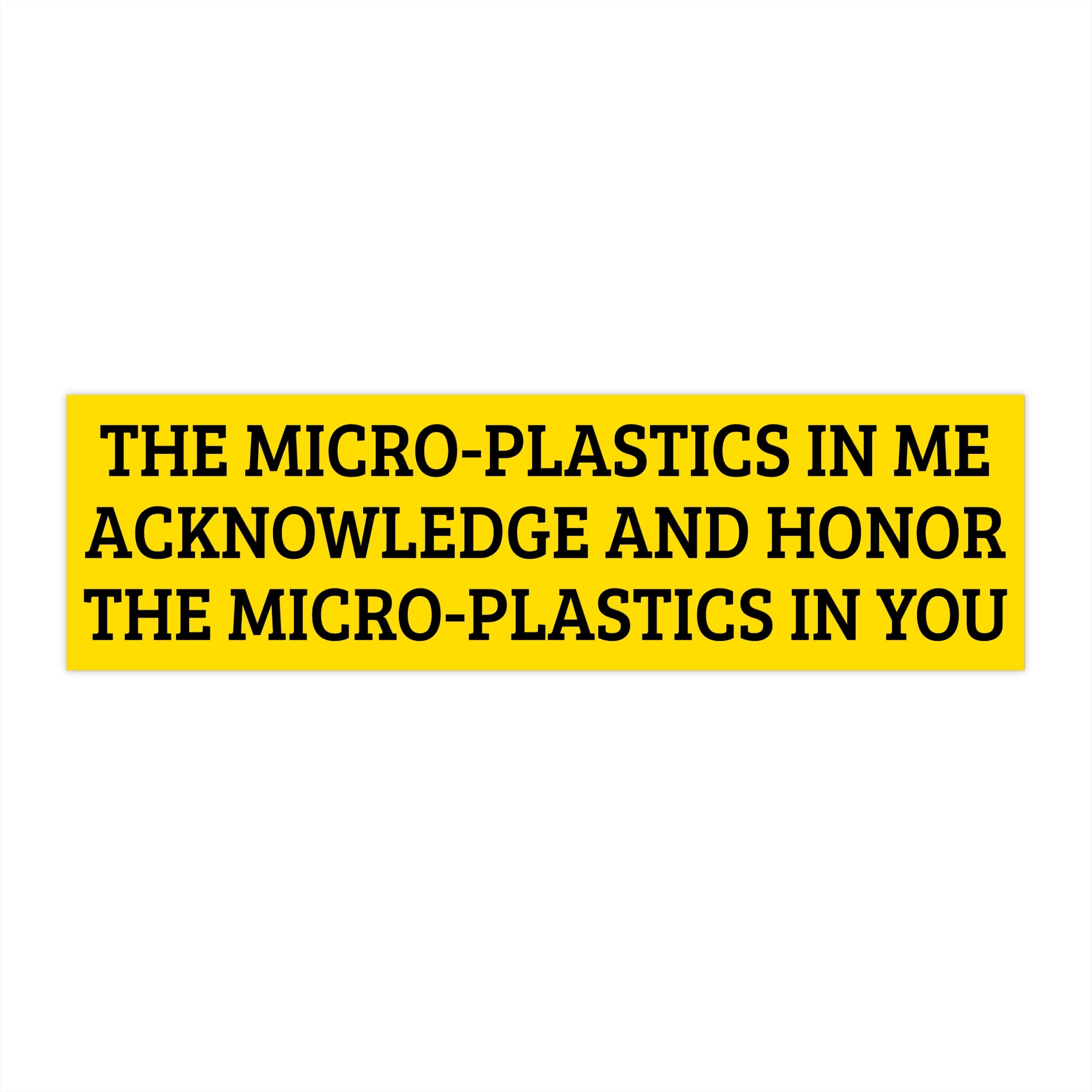 Microplastics Sticker
