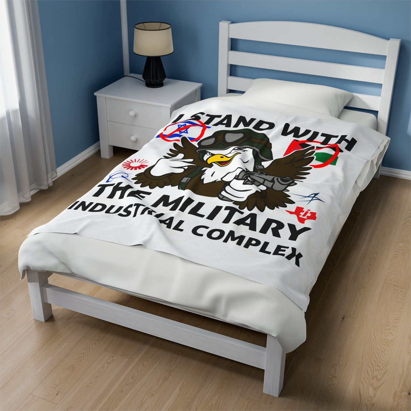 I Stand With The Military Blanket