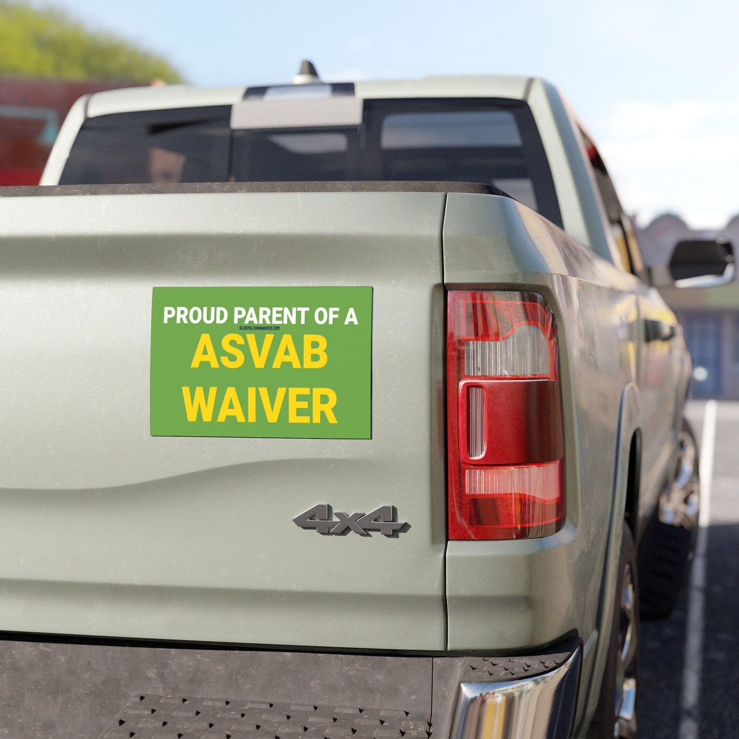 ASVAB WAIVER PARENT Car Magnet