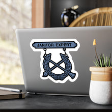 Load image into Gallery viewer, JANITOR EXPERT STICKER
