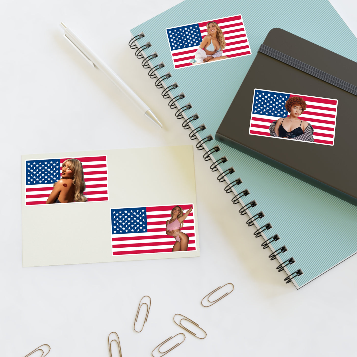 Babe US Flag Sticker Pack