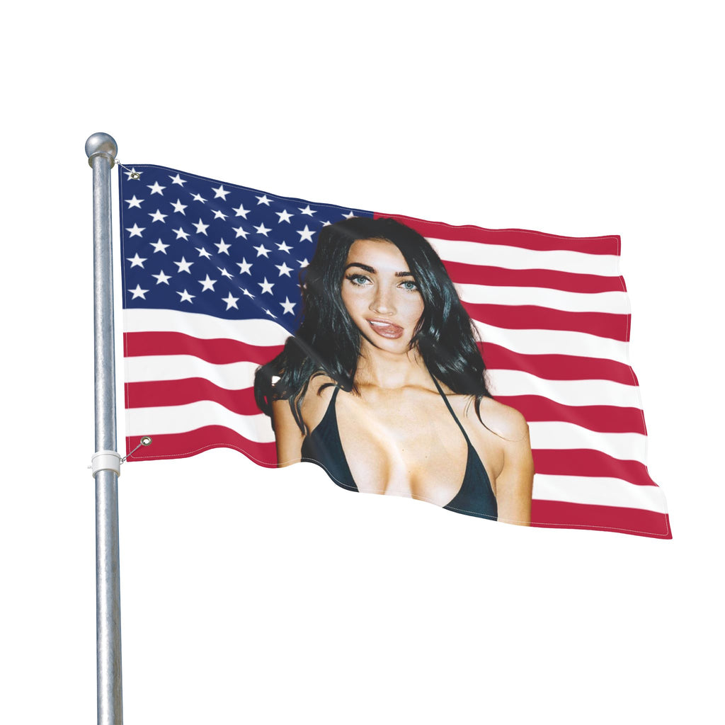 MEGAN FOX USA FLAG