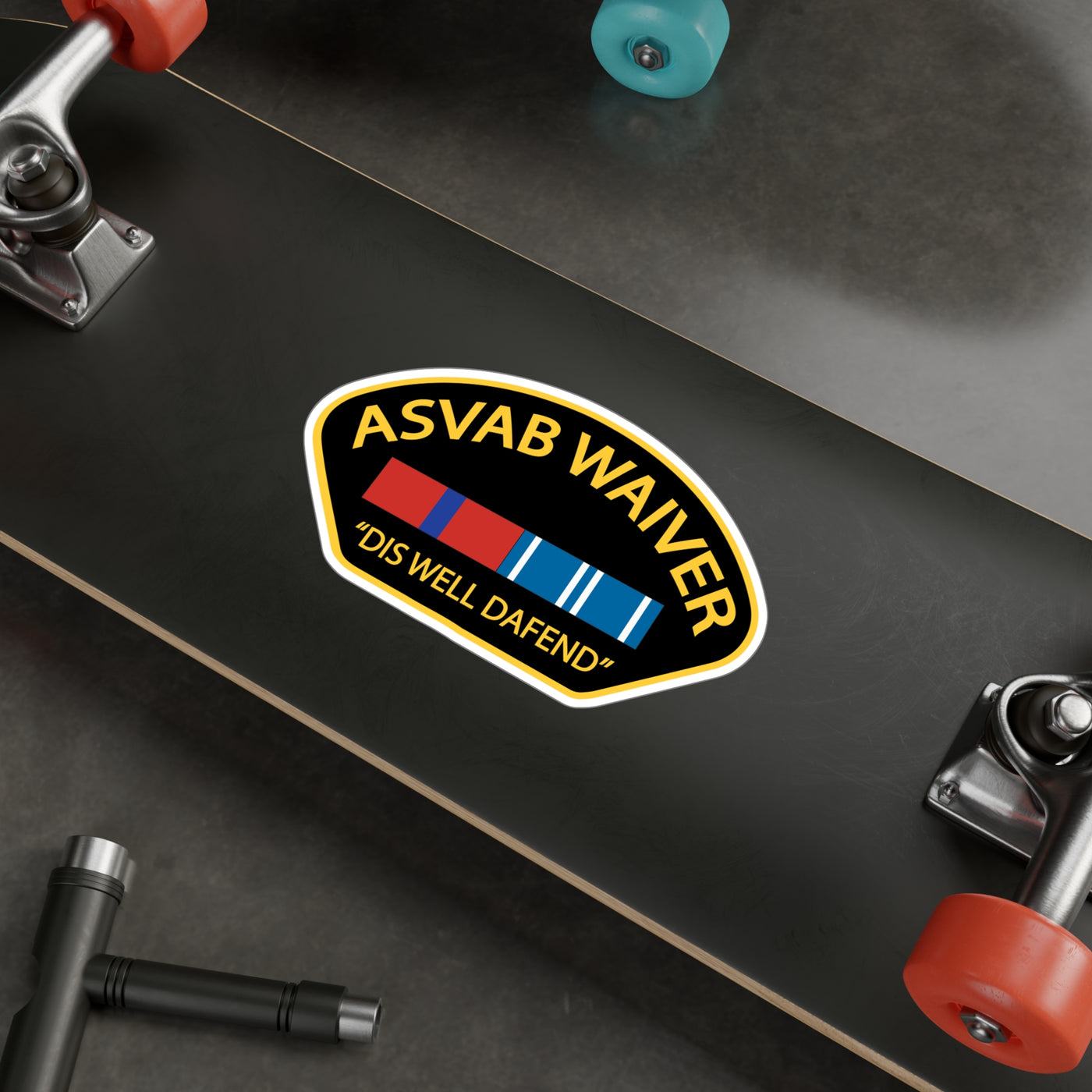 ASVAB WAIVER STICKER