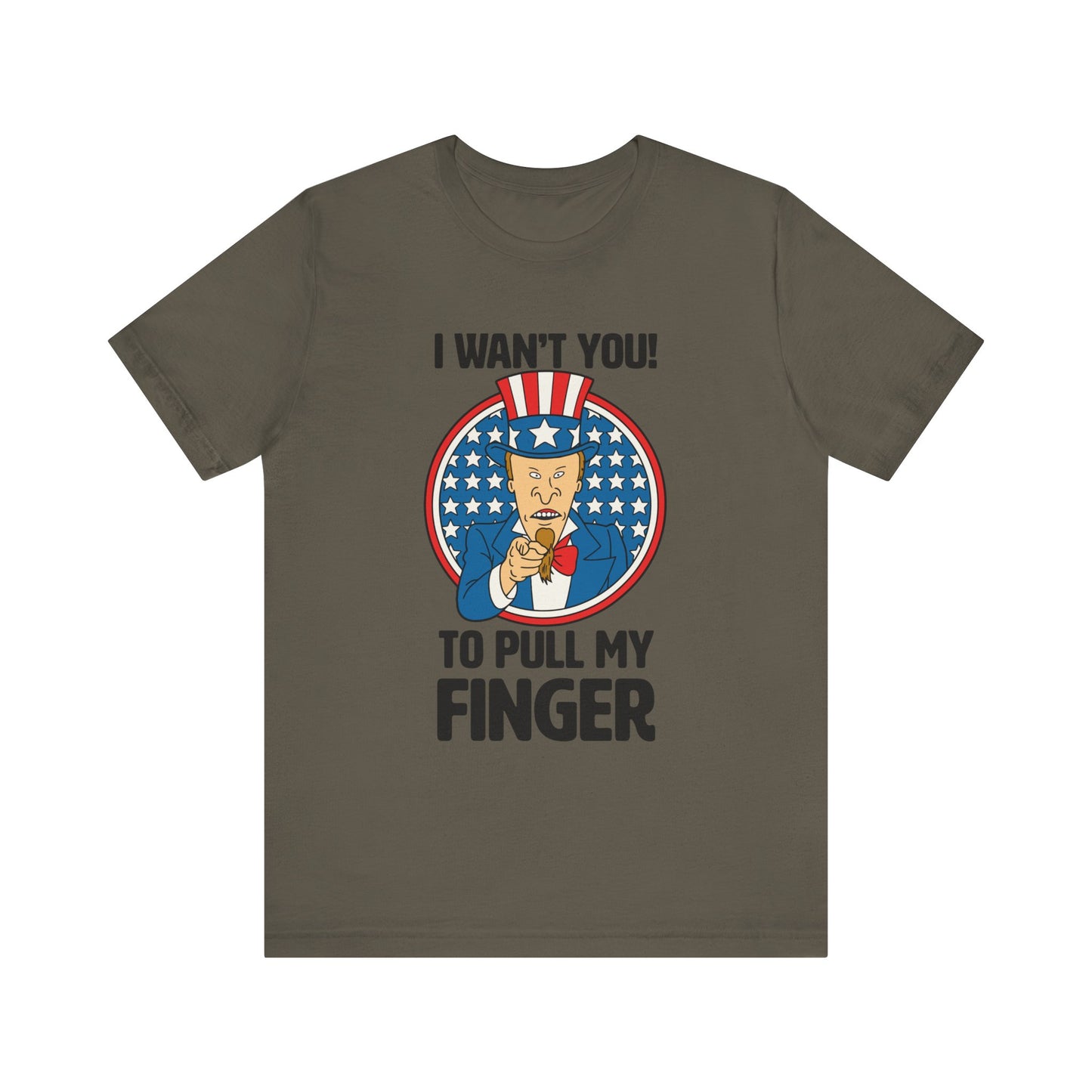 Beavis & Butthead “I Want You To Pull My Finger” Uncle Sam Tee