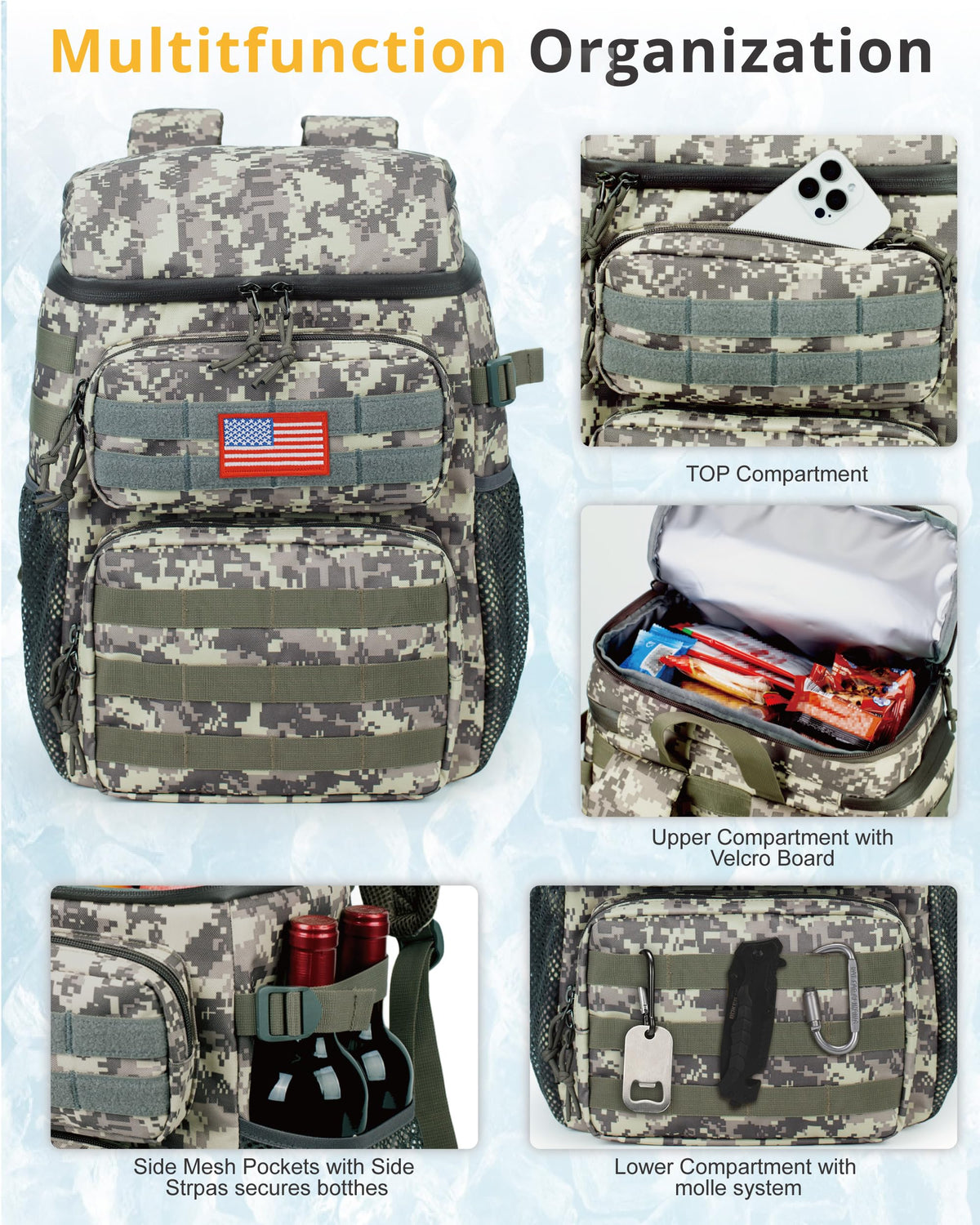 Tactical Backpack Cooler