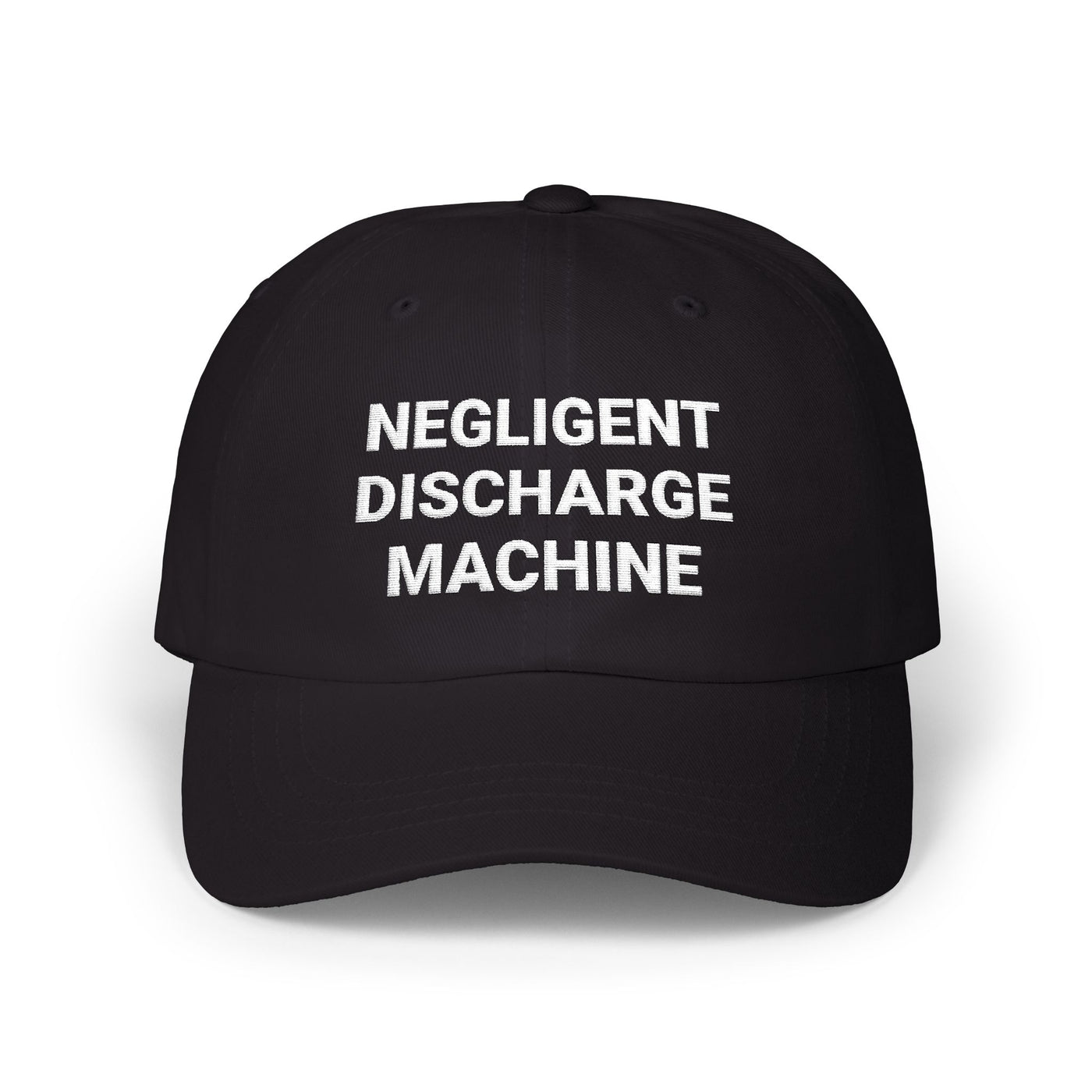 Negligent Discharge Machine Dad Cap