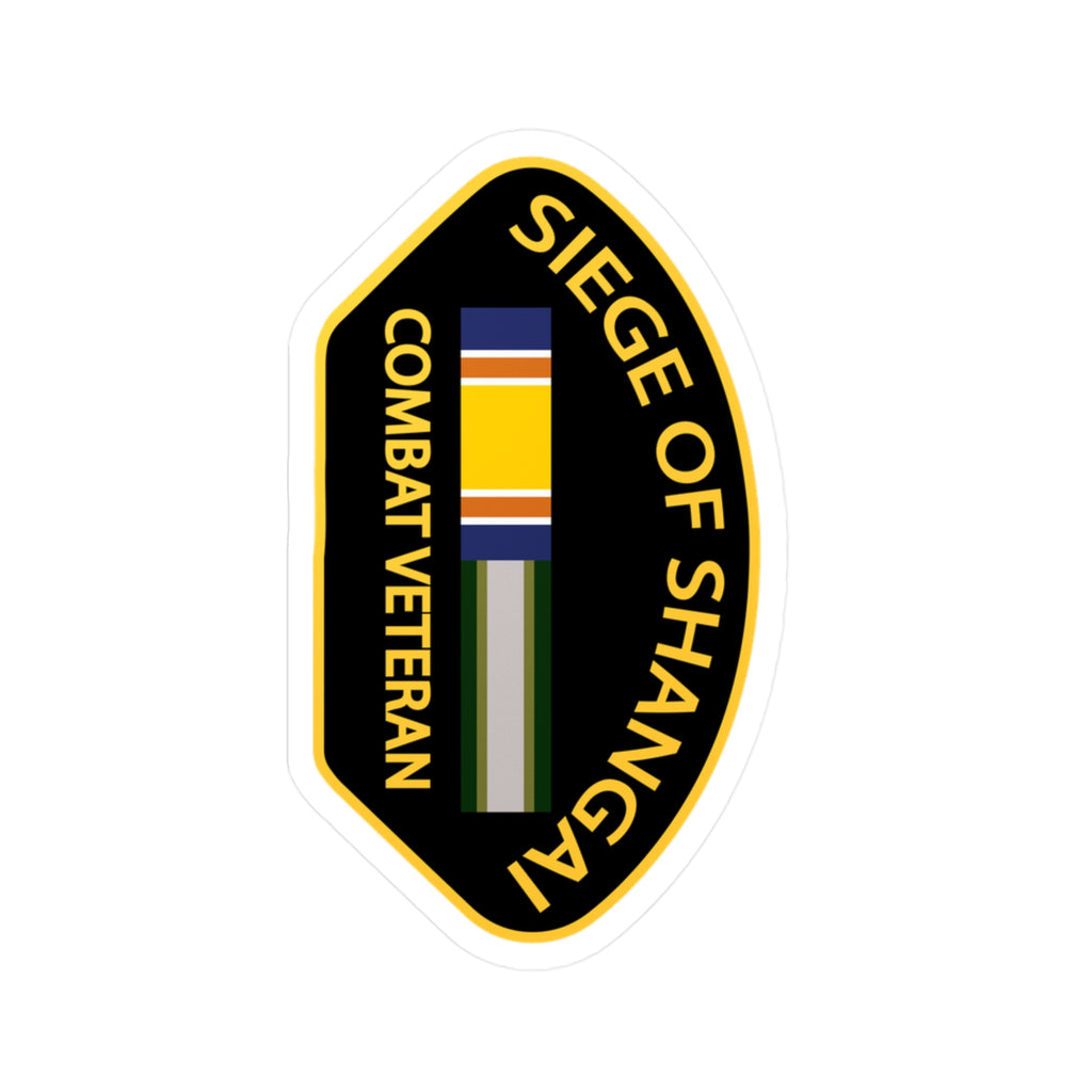 SIEGE OF SHANGAI VETERAN STICKER