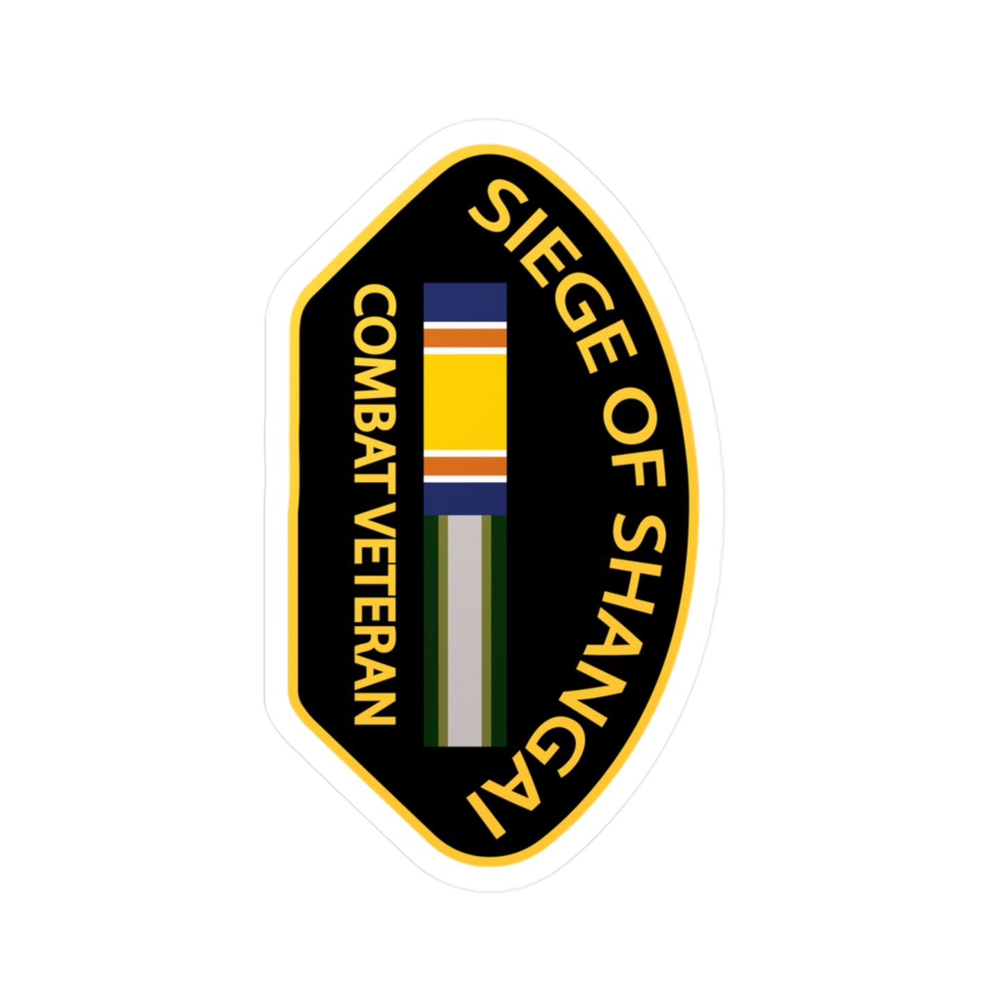 SIEGE OF SHANGAI VETERAN STICKER