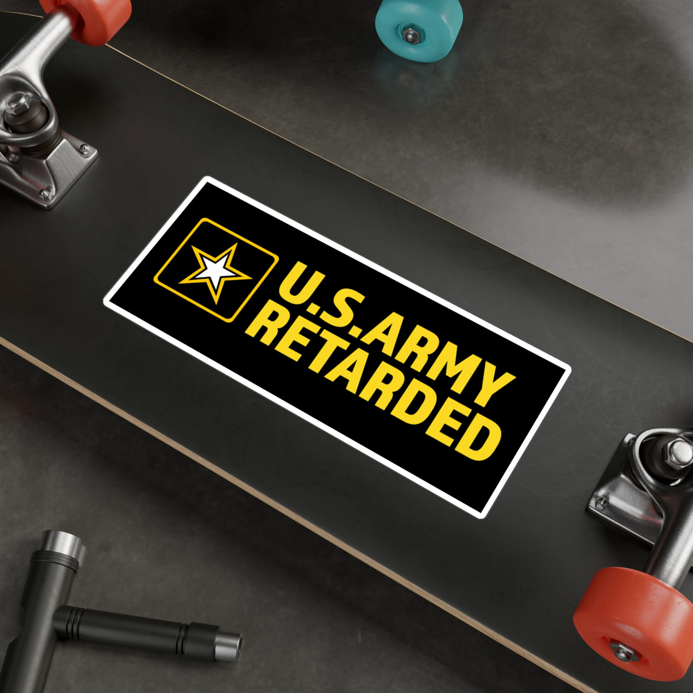 ARMY Retarded STICKER