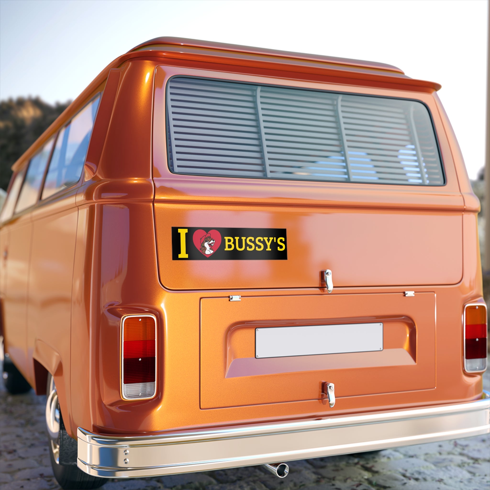 I LOVE BUSSY'S Sticker