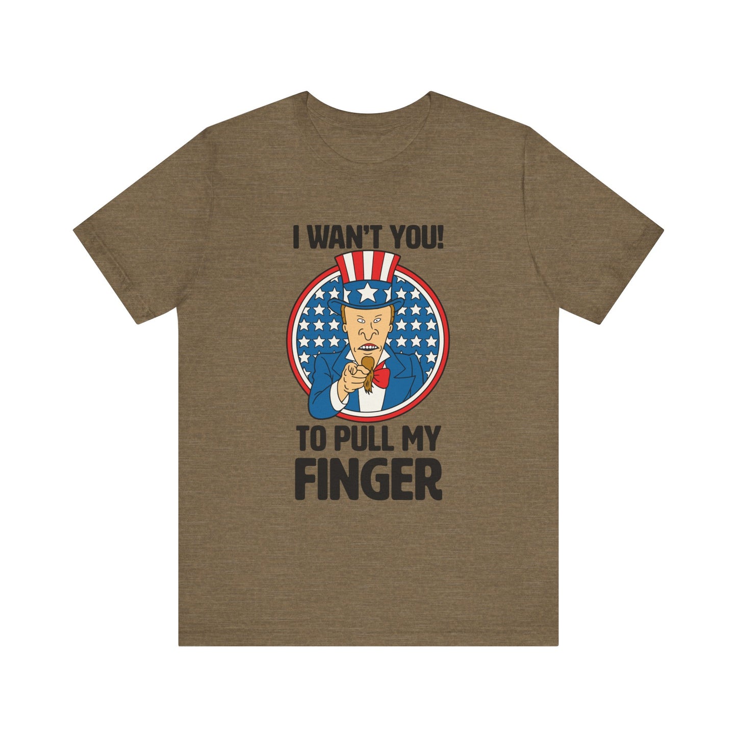 Beavis & Butthead “I Want You To Pull My Finger” Uncle Sam Tee