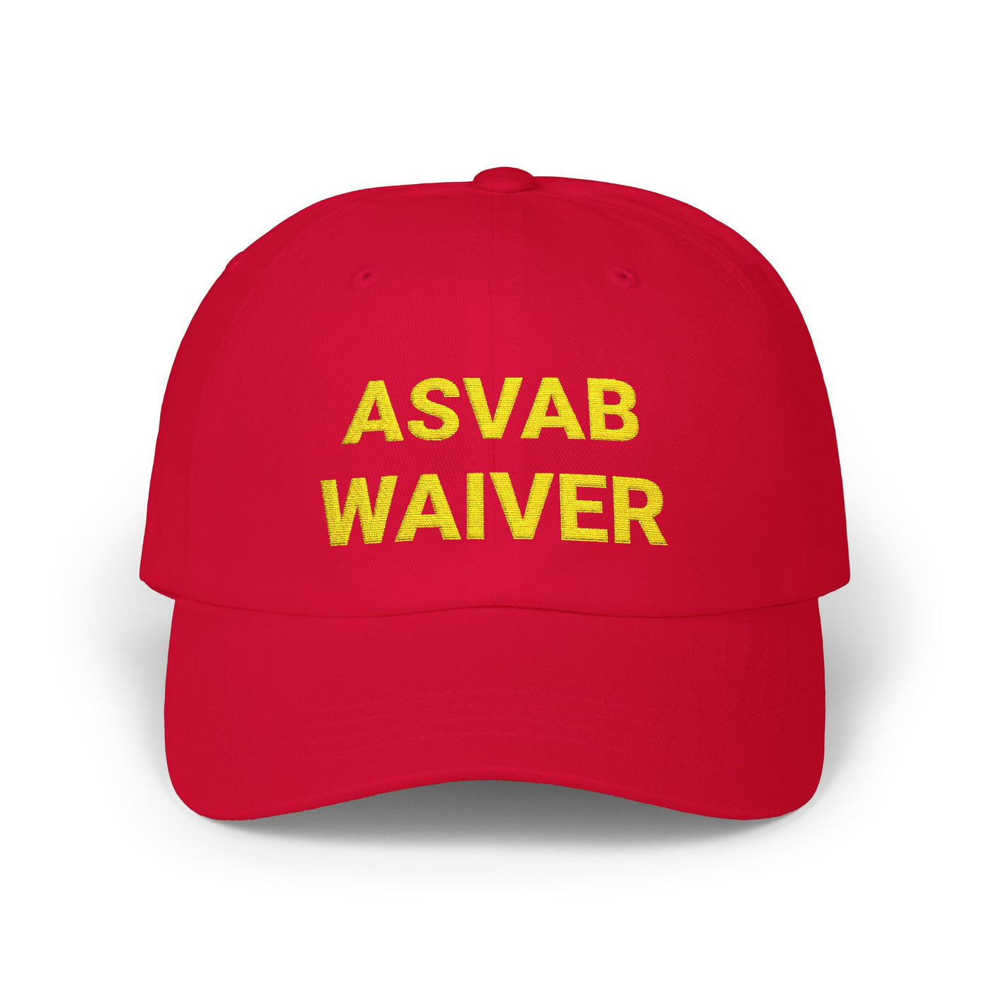 ASVAB WAIVER Dad Cap