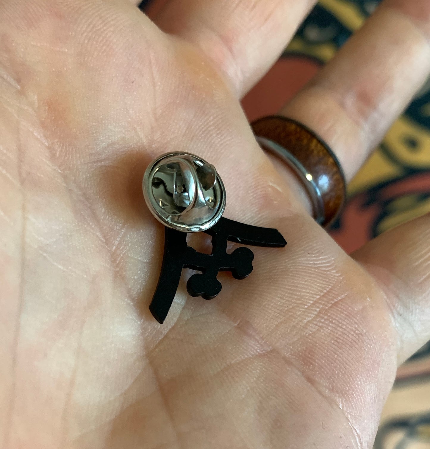 CHEVRON AND PENIS PINS Blemished