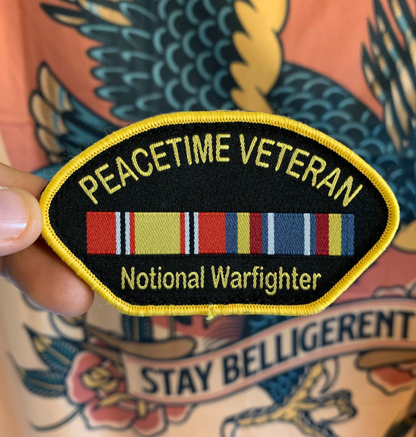 Peacetime Vet VELCRO PATCH