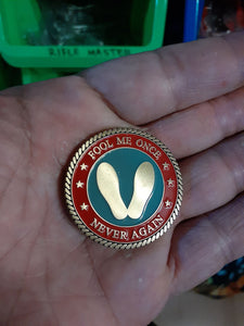 Fuck Re-enlisting Challenge Coin
