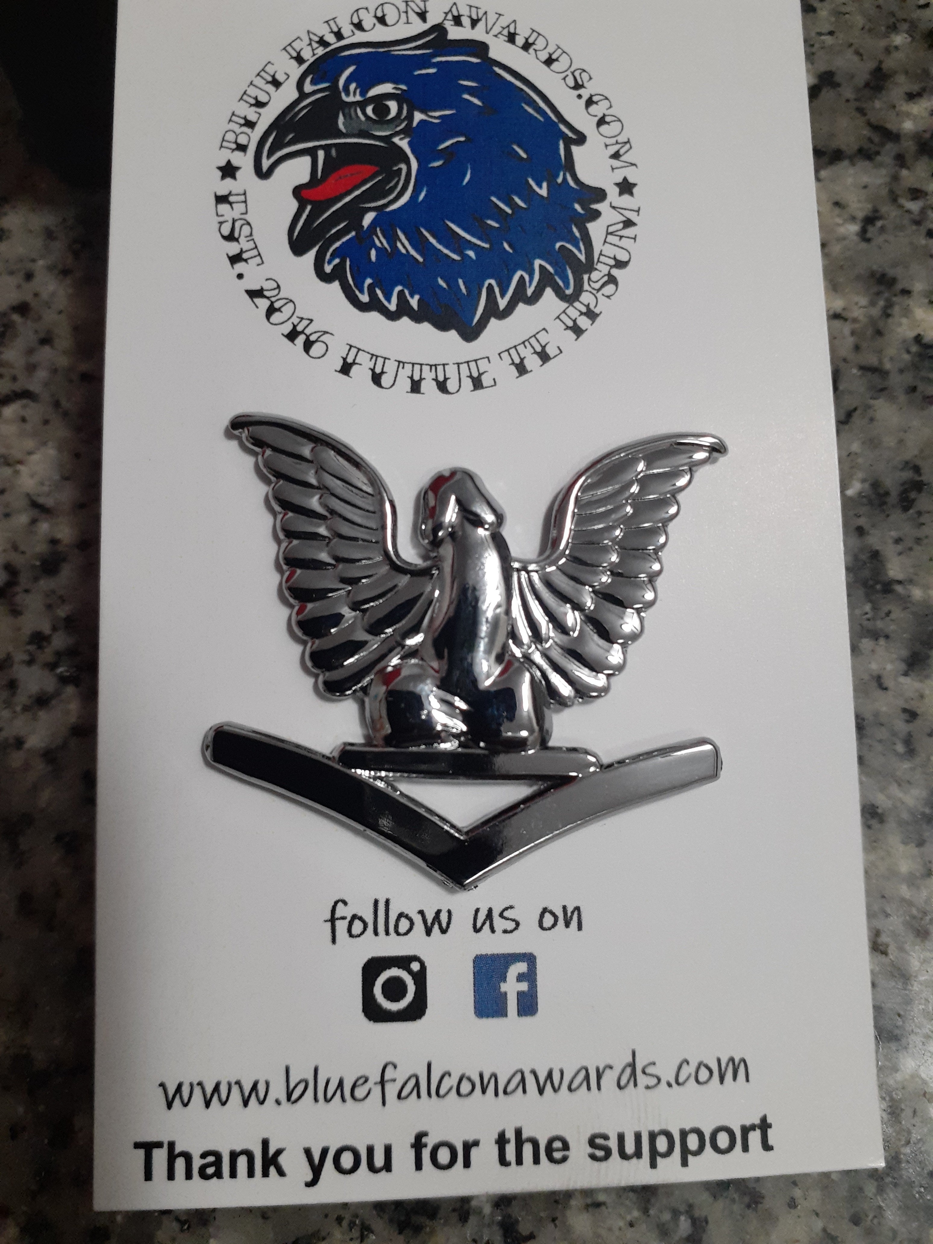Blue Falcon Ribbon Blue Falcon Award