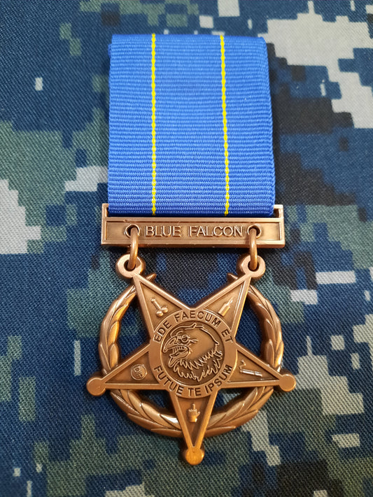 BLUE FALCON MEDAL