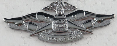 NAVY DOC BADGE, IN DOC WE TRUST.