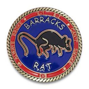 BARRACKS RAT CHALLENGE COIN
