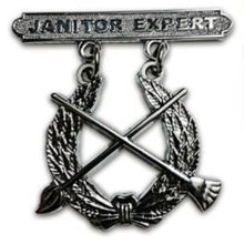 Load image into Gallery viewer, JANITOR EXPERT BADGE 🪠(u.s.m.c)
